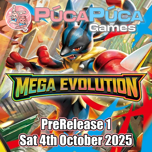 Pokemon TCG: Mega Evolution PreRelease - Sat 4th October 2025