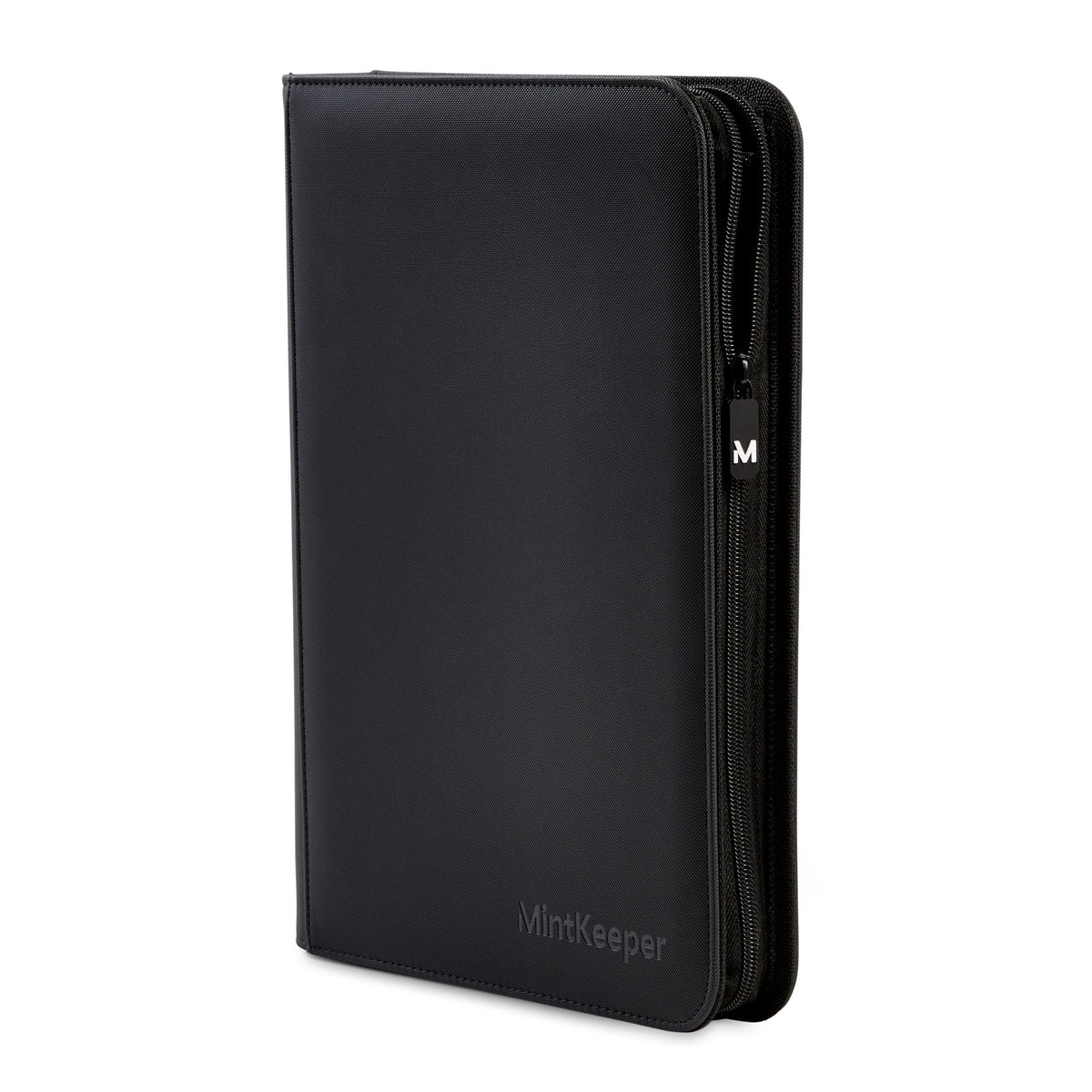 MintKeeper - 9 Pocket Premium Zip Trading Card Binder - Black