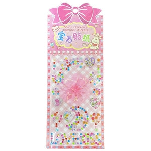 3D Rhinestone Gem Stickers: Flower Lace 1