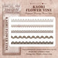 Vintage Lace Stickers: Kaori Flower Vine