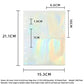 A5 Loose Leaf 4 Pocket Sleeves (1 Piece): Holographic