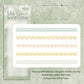 Vintage Lace Stickers: Glazed Lace Shadow
