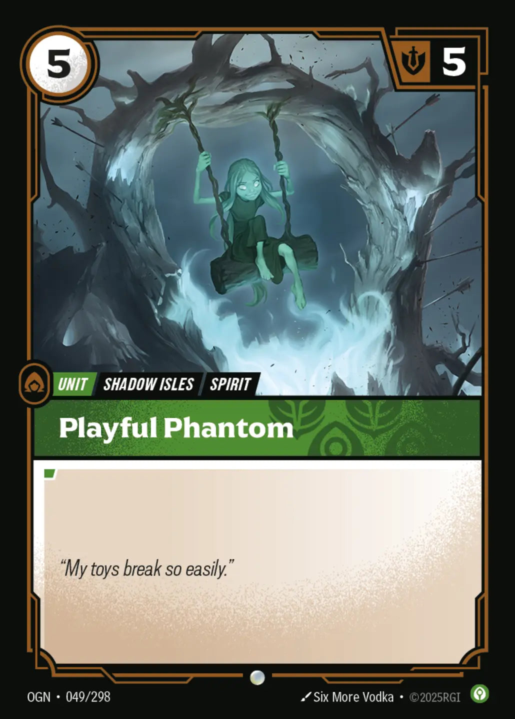 (049/298) Riftbound TCG Origins Single: Playful Phantom  Common