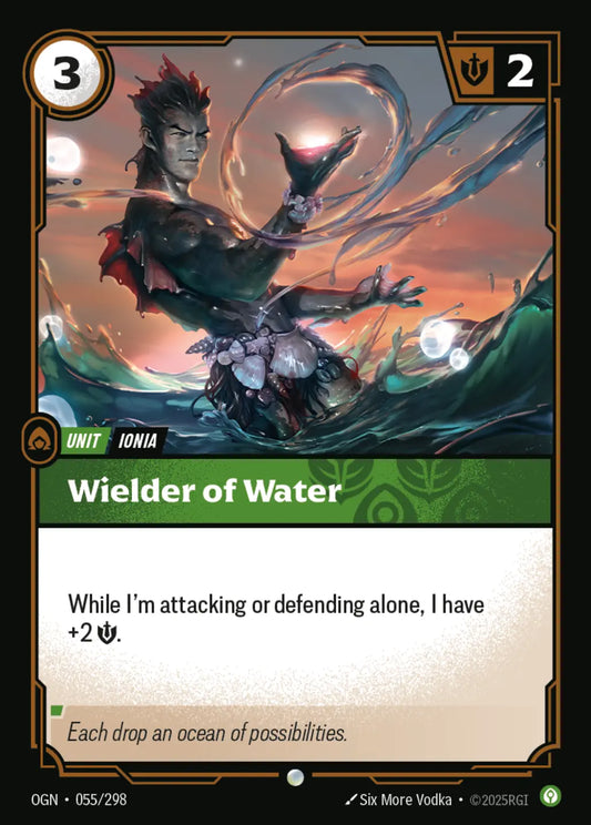 (055/298) Riftbound TCG Origins Single: Wielder of Water  Common
