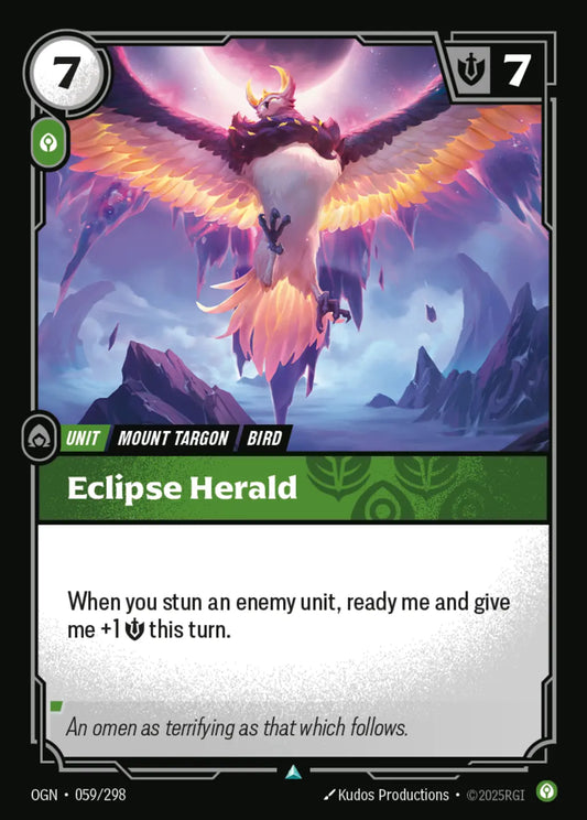 (059/298) Riftbound TCG Origins Single: Eclipse Herald  Uncommon