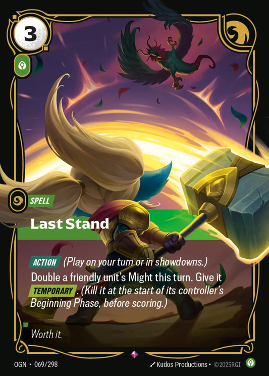 (069/298) Riftbound TCG Origins Single: Last Stand Holo Rare