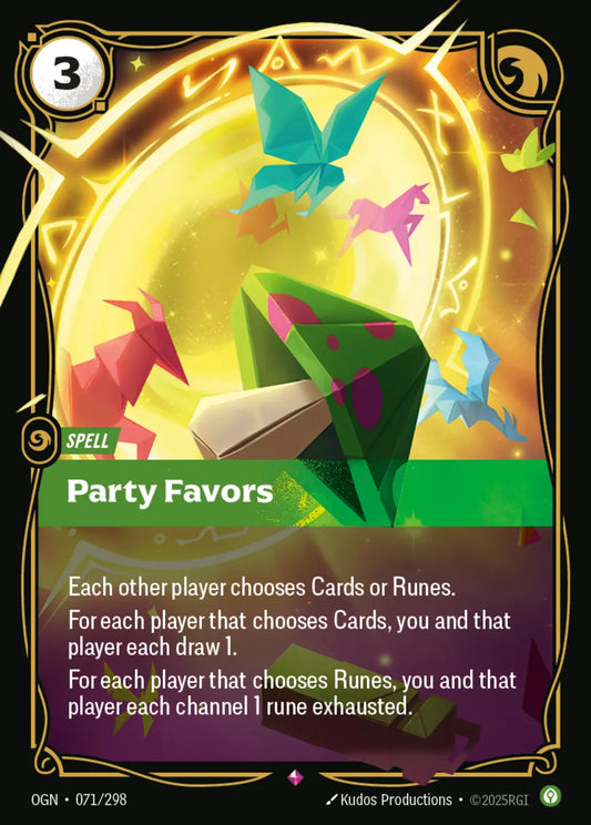 (071/298) Riftbound TCG Origins Single: Party Favors Holo Rare