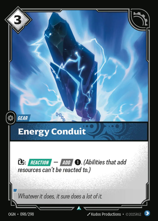 (098/298) Riftbound TCG Origins Single: Energy Conduit  Uncommon
