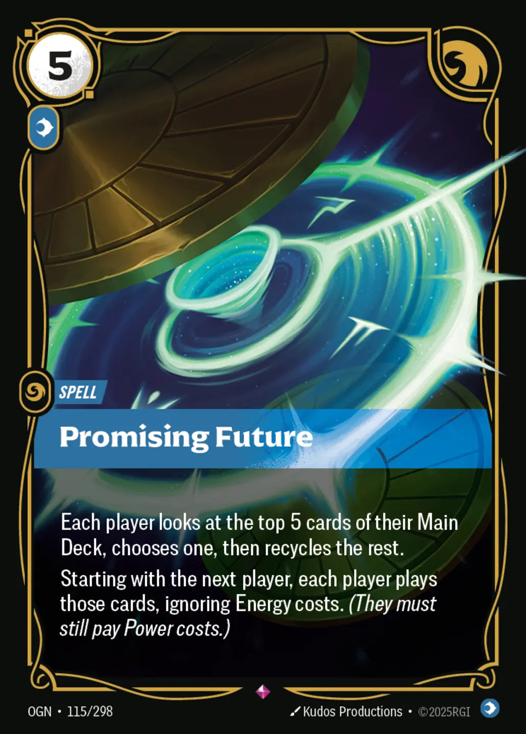 (115/298) Riftbound TCG Origins Single: Promising Future Holo Rare