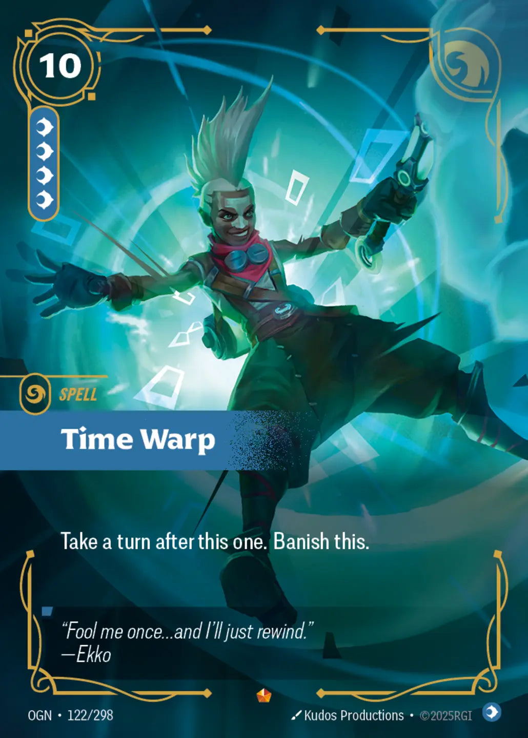 (122/298) Riftbound TCG Origins Single: Time Warp Holo Epic
