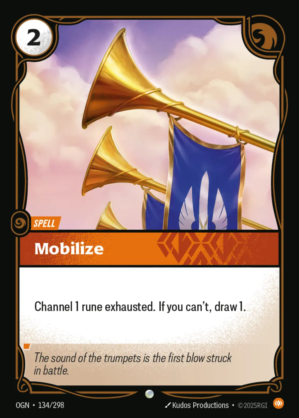 (134/298) Riftbound TCG Origins Single: Mobilize  Common
