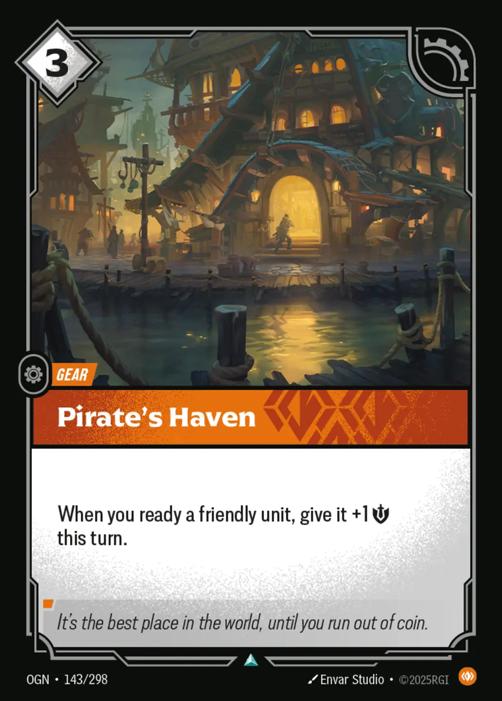 (143/298) Riftbound TCG Origins Single: Pirate's Haven  Uncommon