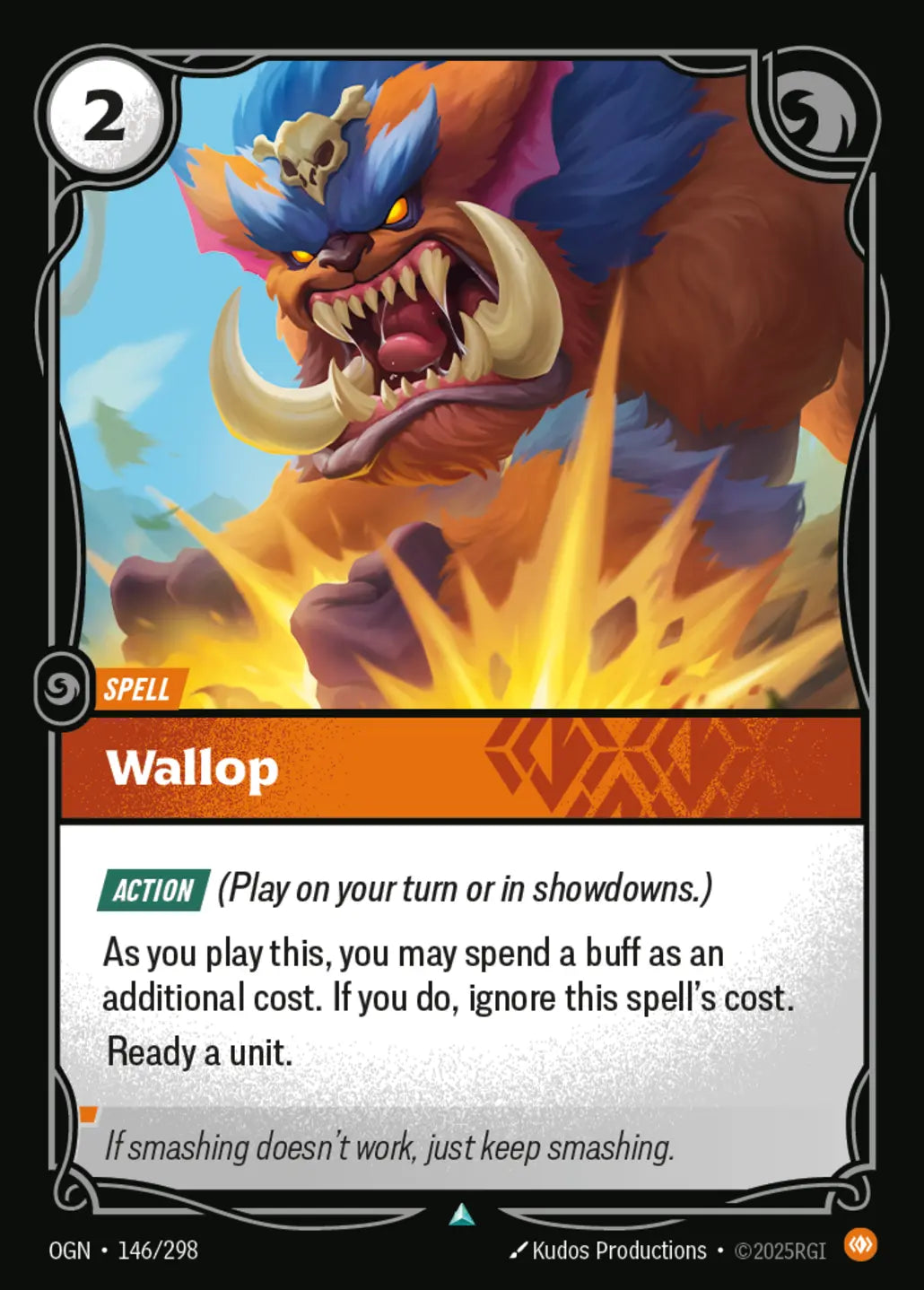 (146/298) Riftbound TCG Origins Single: Wallop  Uncommon