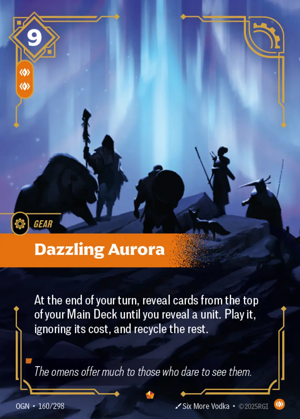 (160/298) Riftbound TCG Origins Single: Dazzling Aurora Holo Epic