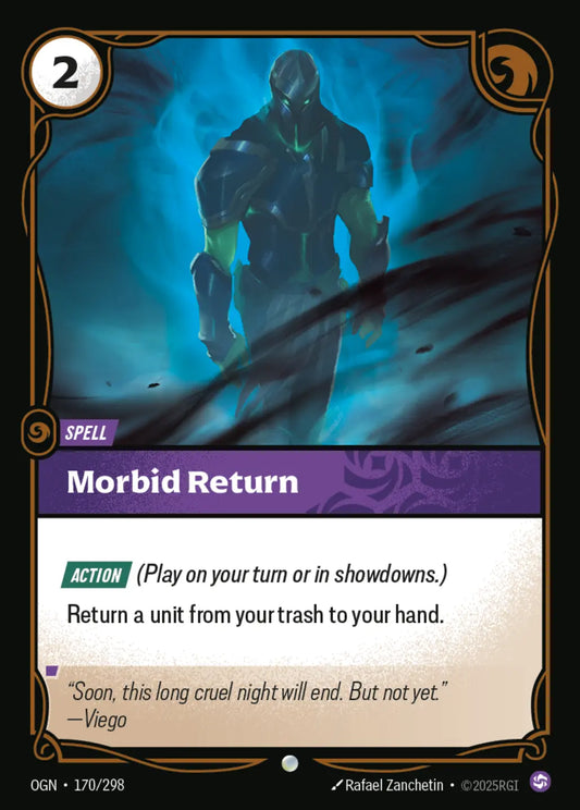 (170/298) Riftbound TCG Origins Single: Morbid Return  Common