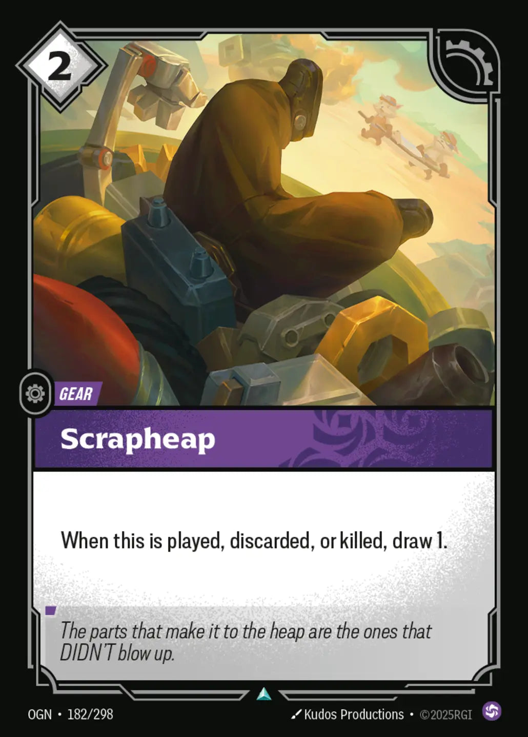 (182/298) Riftbound TCG Origins Single: Scrapheap Holo Uncommon