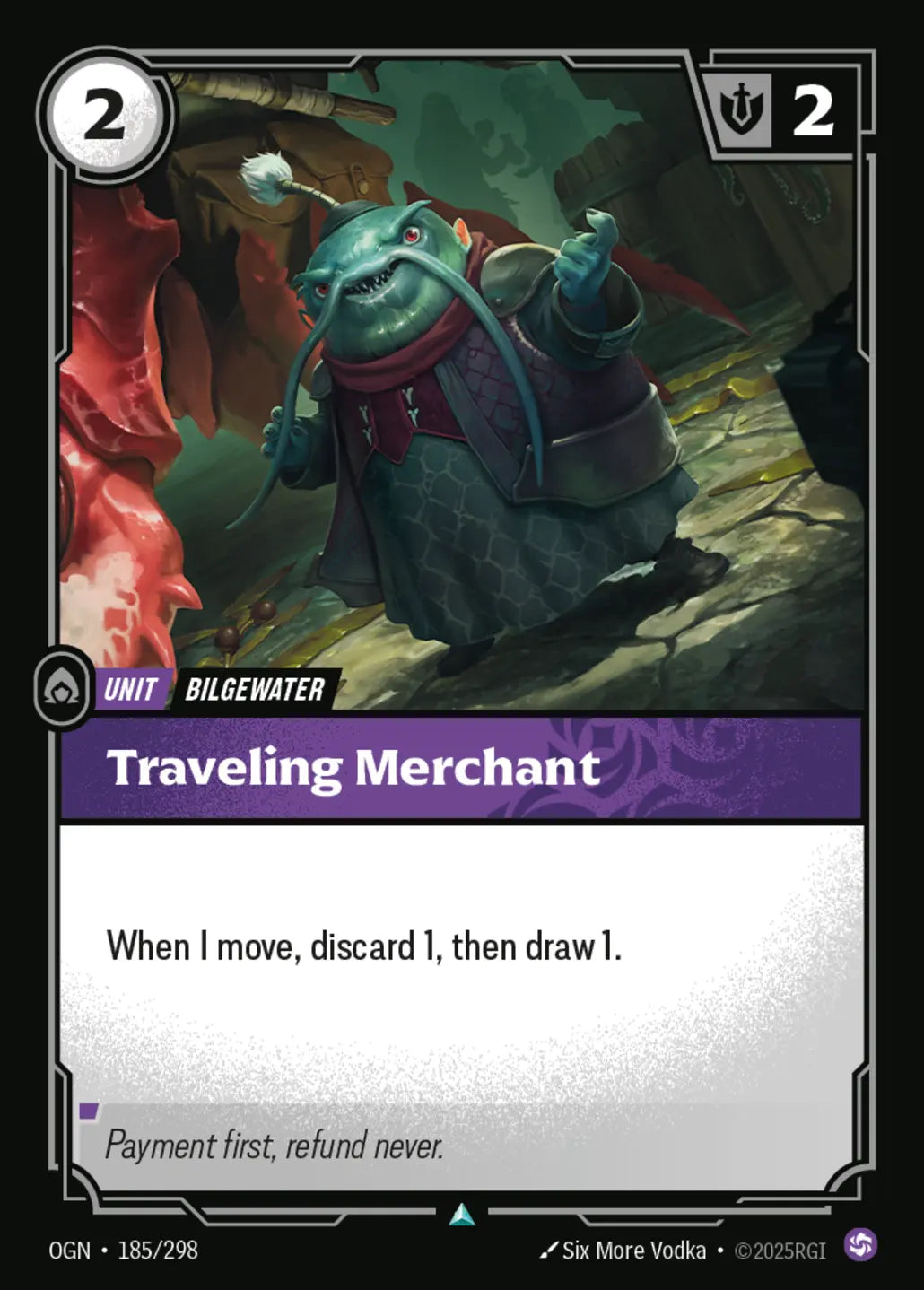(185/298) Riftbound TCG Origins Single: Traveling Merchant  Uncommon