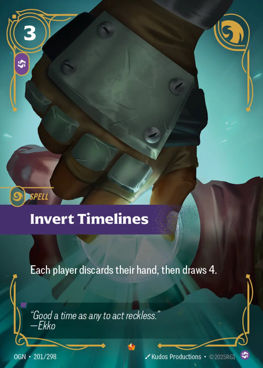 (201/298) Riftbound TCG Origins Single: Invert Timelines Holo Epic