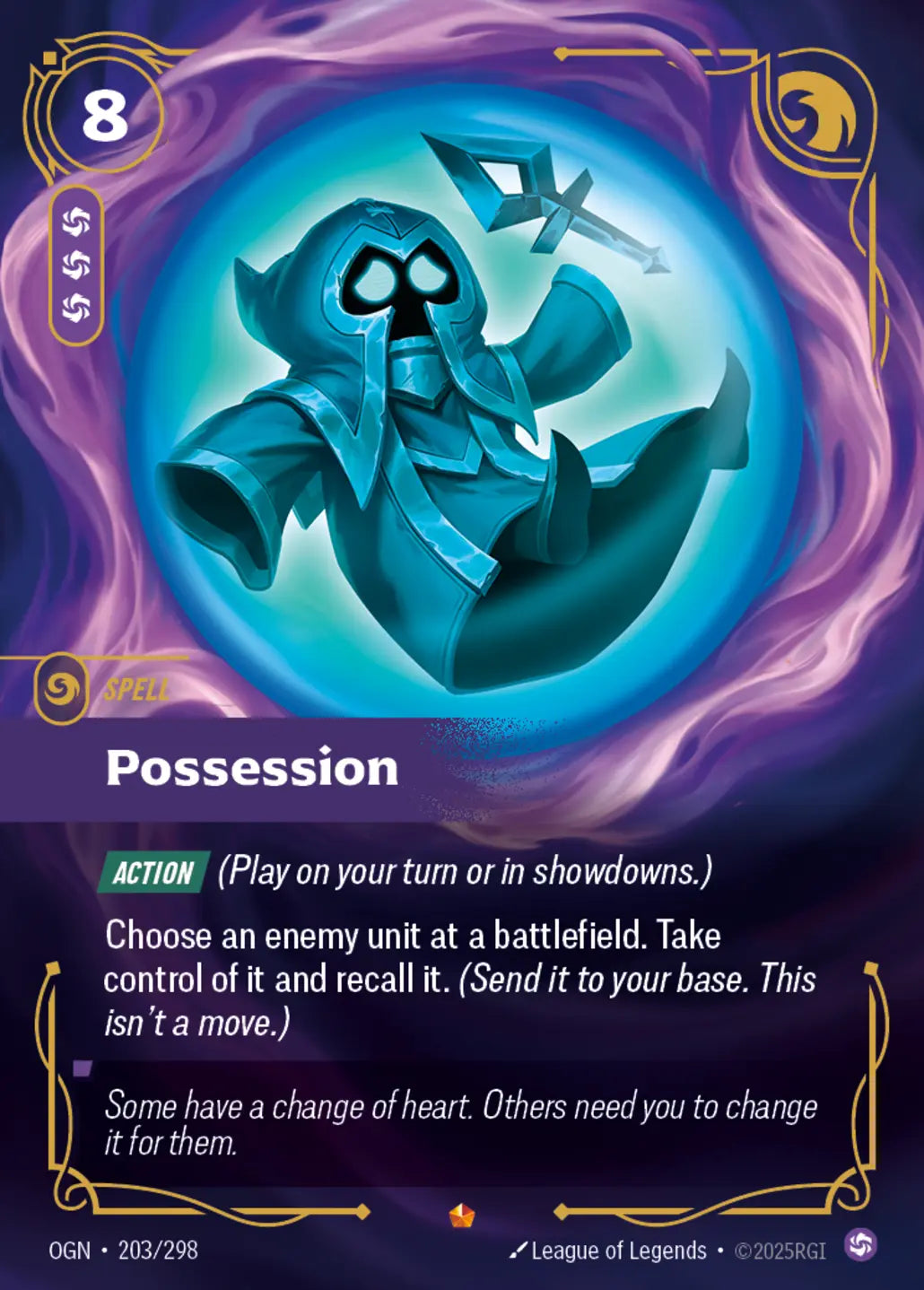 (203/298) Riftbound TCG Origins Single: Possession Holo Epic