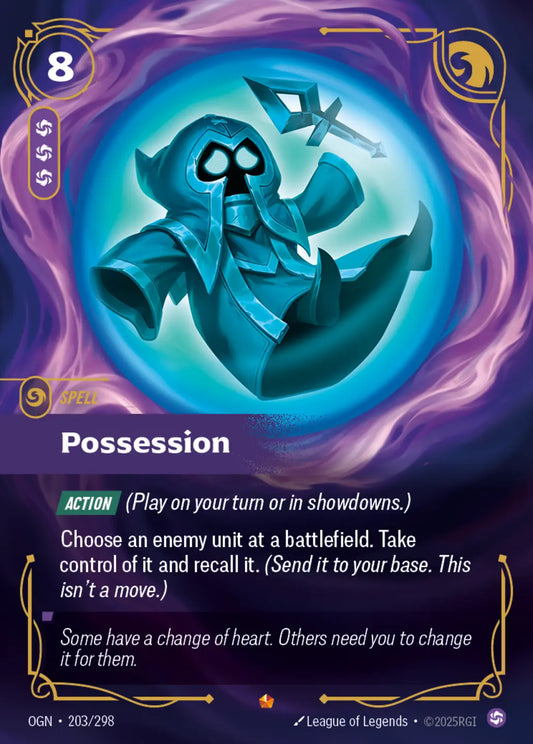(203/298) Riftbound TCG Origins Single: Possession Holo Epic