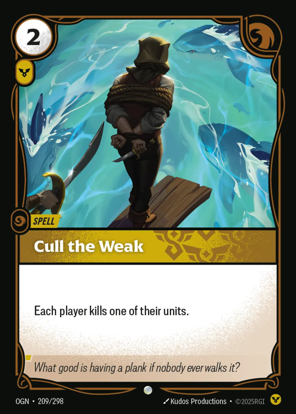 (209/298) Riftbound TCG Origins Single: Cull the Weak  Common