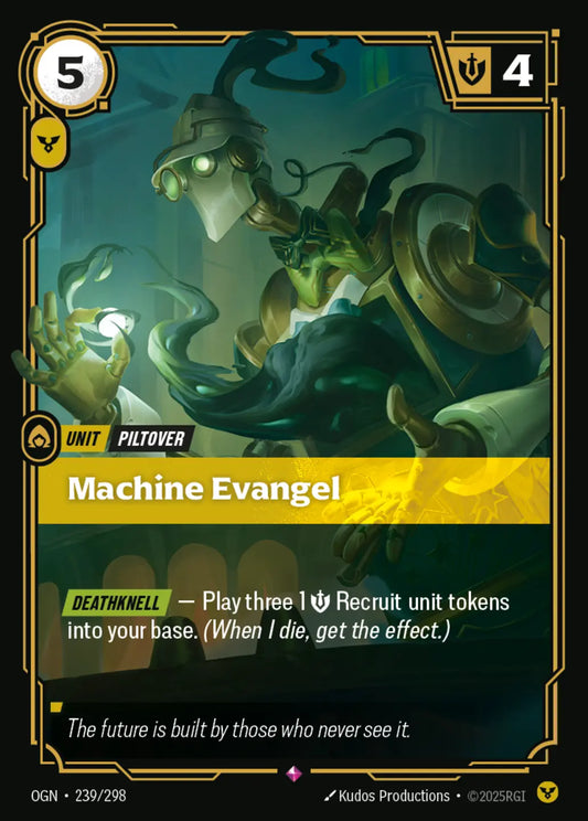 (239/298) Riftbound TCG Origins Single: Machine Evangel Holo Rare