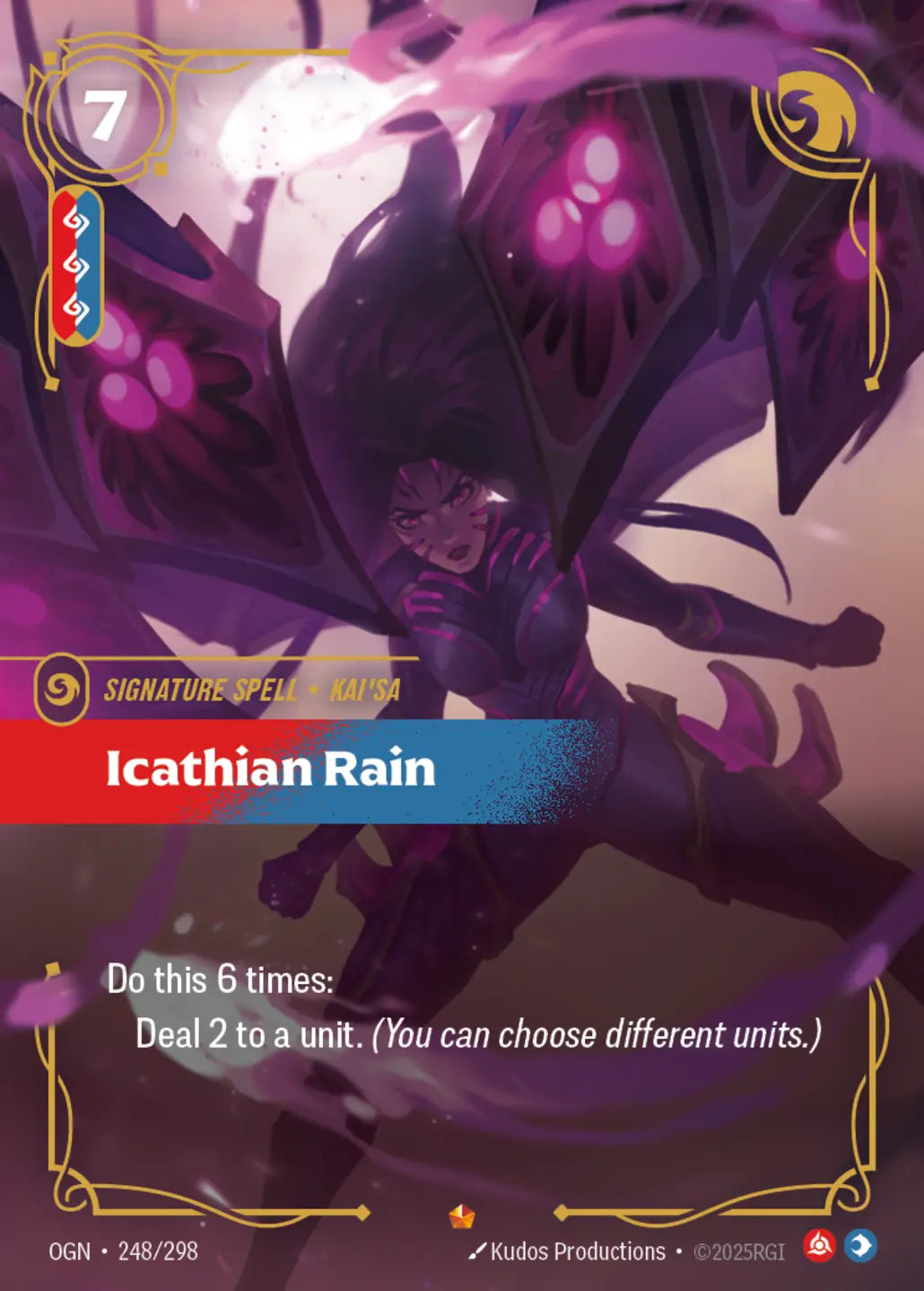 (248/298) Riftbound TCG Origins Single: Icathian Rain Holo Epic