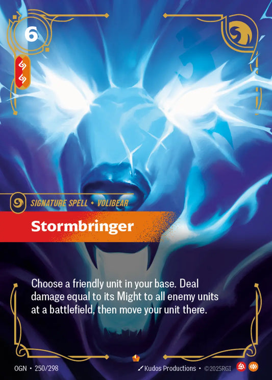 (250/298) Riftbound TCG Origins Single: Stormbringer Holo Epic