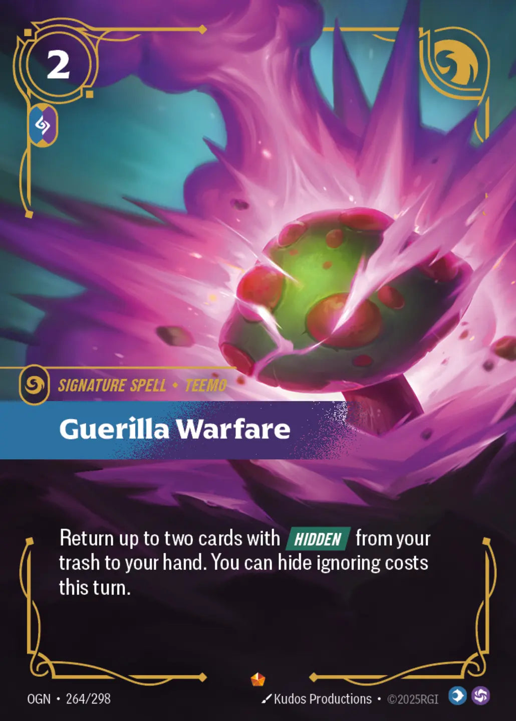 (264/298) Riftbound TCG Origins Single: Guerilla Warfare Holo Epic