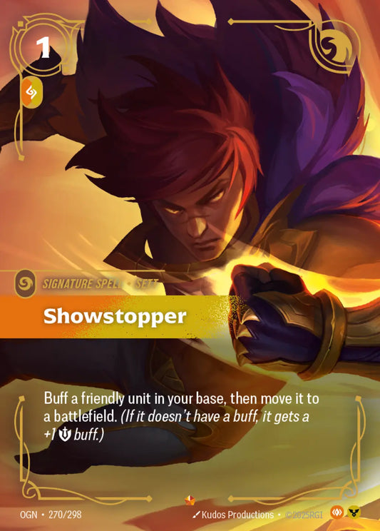 (270/298) Riftbound TCG Origins Single: Showstopper Holo Epic