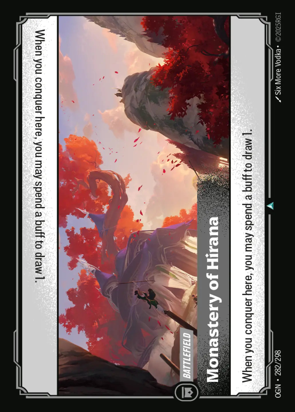 (282/298) Riftbound TCG Origins Single: Monastery of Hirana  Uncommon