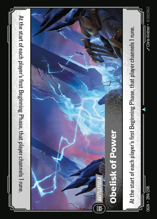 (284/298) Riftbound TCG Origins Single: Obelisk of Power  Uncommon
