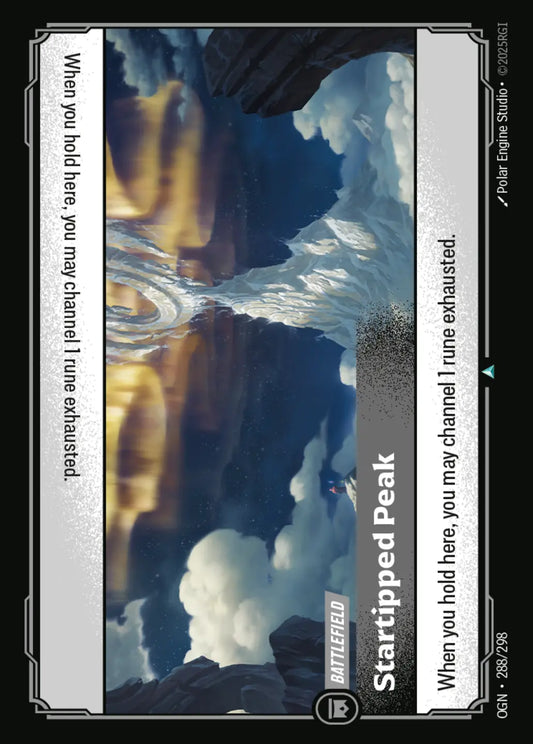 (288/298) Riftbound TCG Origins Single: Startipped Peak Holo Uncommon