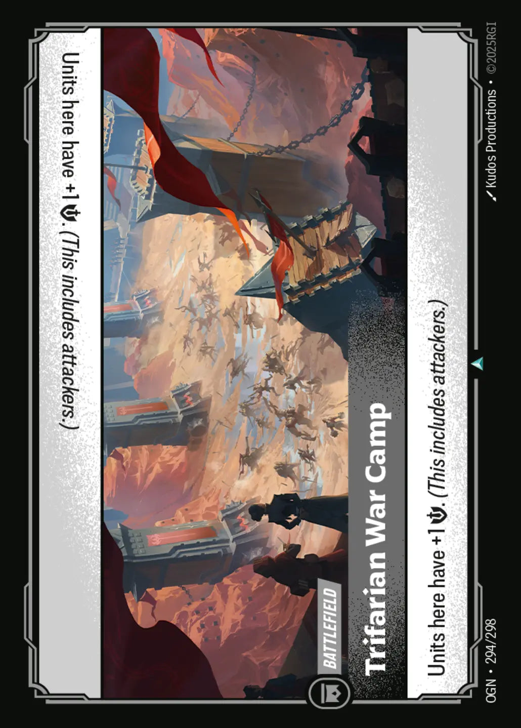 (294/298) Riftbound TCG Origins Single: Trifarian War Camp  Uncommon