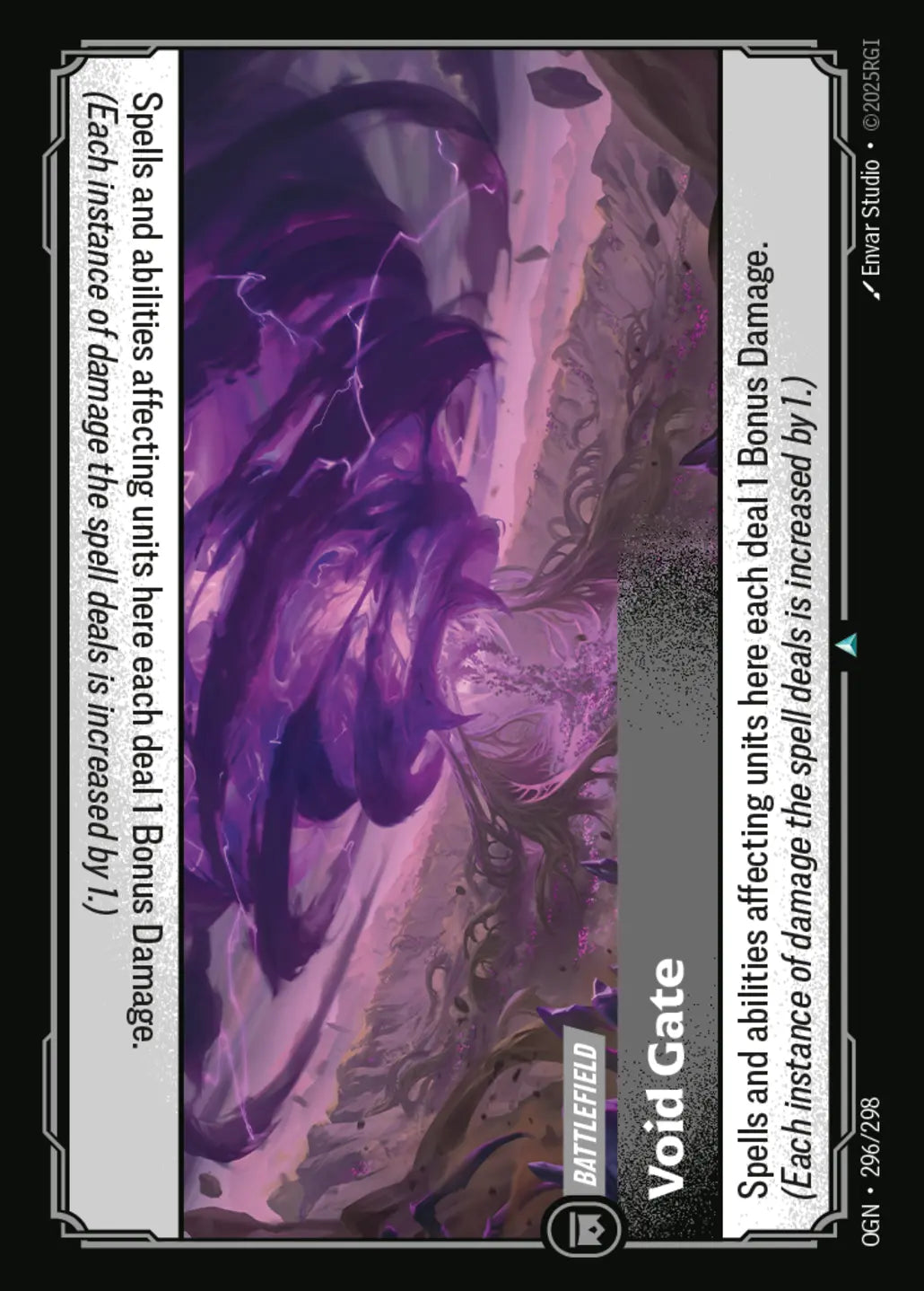 (296/298) Riftbound TCG Origins Single: Void Gate  Uncommon