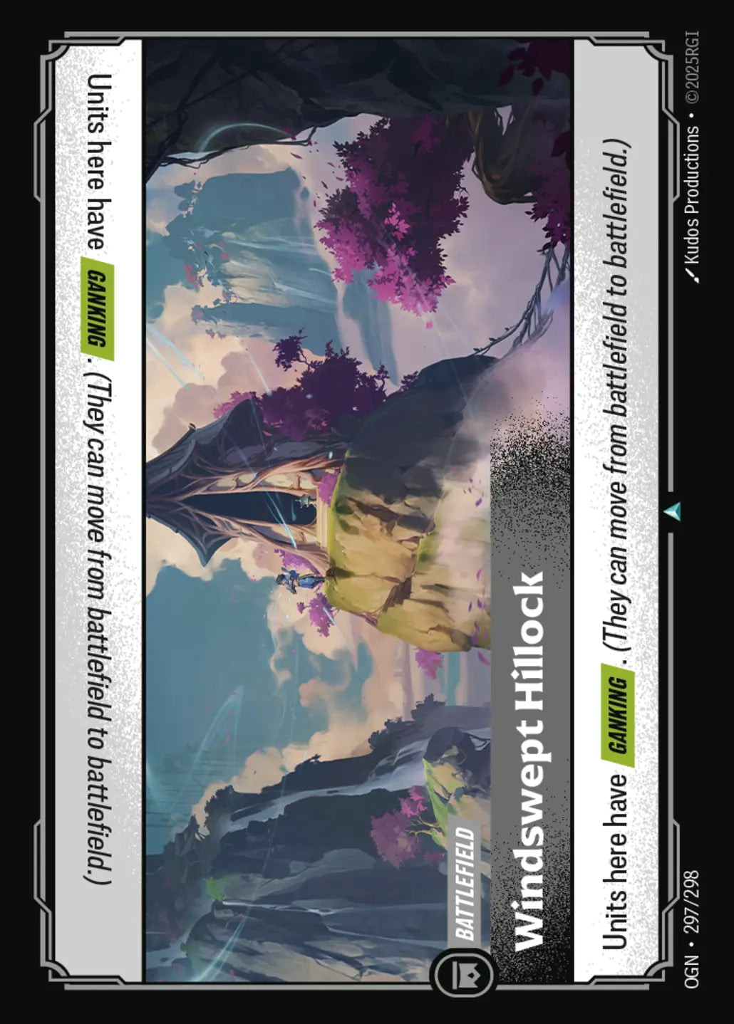 (297/298) Riftbound TCG Origins Single: Windswept Hillock  Uncommon