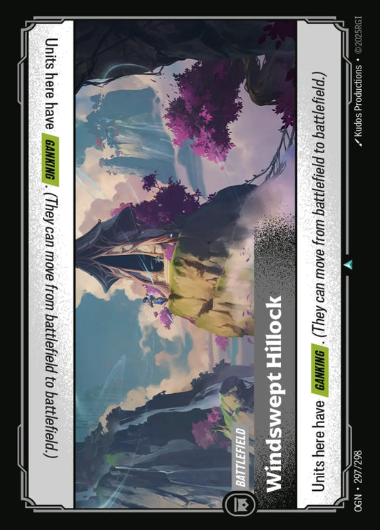 (297/298) Riftbound TCG Origins Single: Windswept Hillock  Uncommon