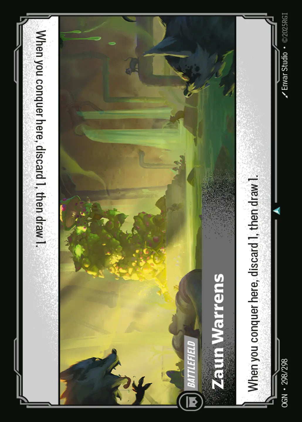 (298/298) Riftbound TCG Origins Single: Zaun Warrens Holo Uncommon