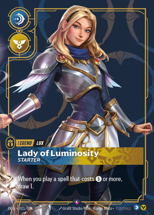 (021/024) Riftbound TCG Proving Grounds Single: Lux, Lady of Luminosity  Rare