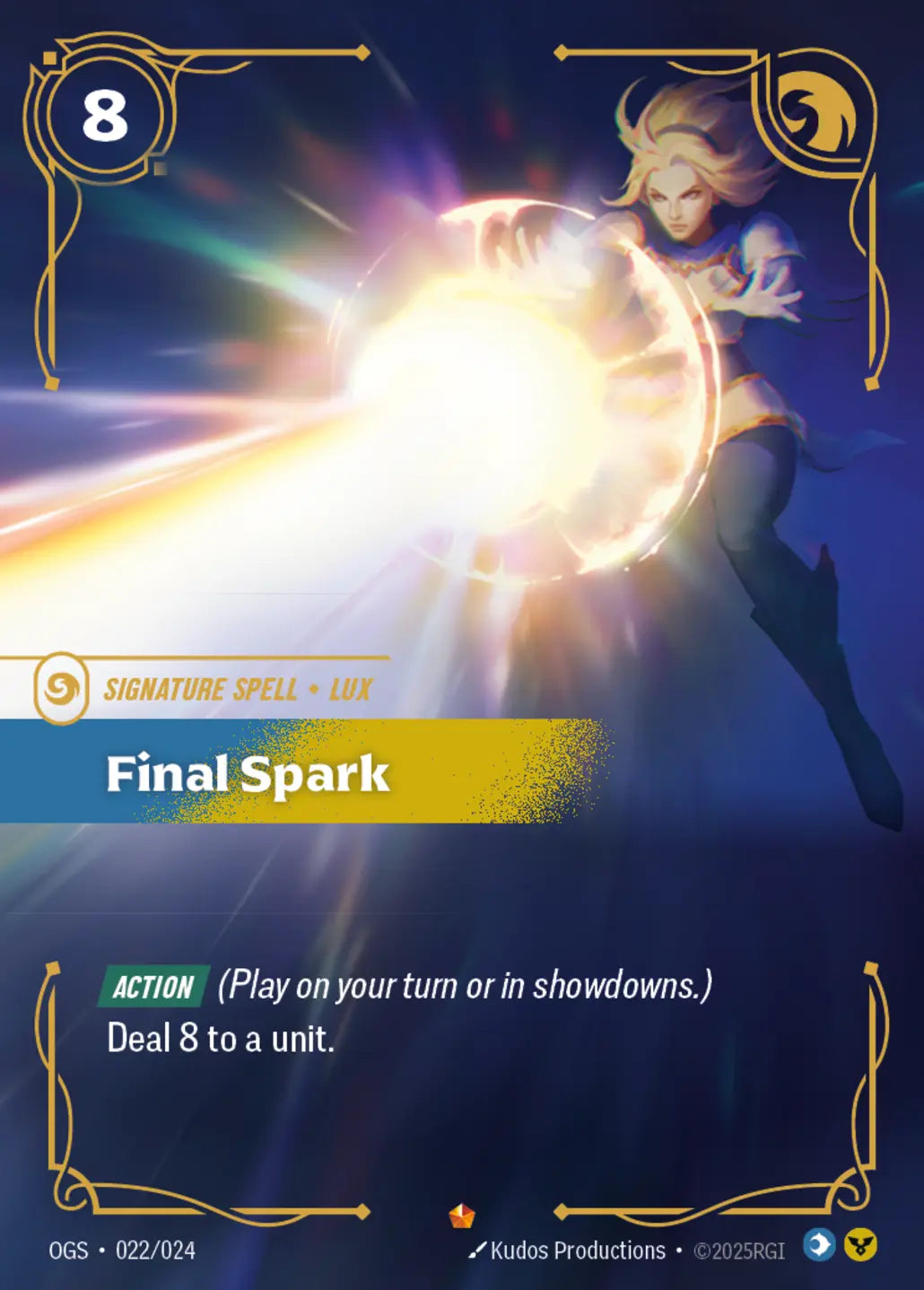 (022/024) Riftbound TCG Proving Grounds Single: Final Spark  Epic
