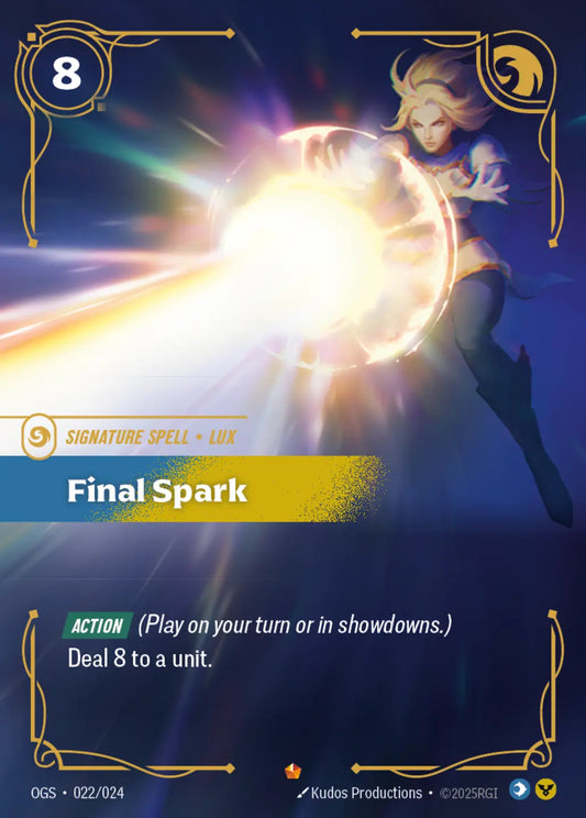 (022/024) Riftbound TCG Proving Grounds Single: Final Spark  Epic