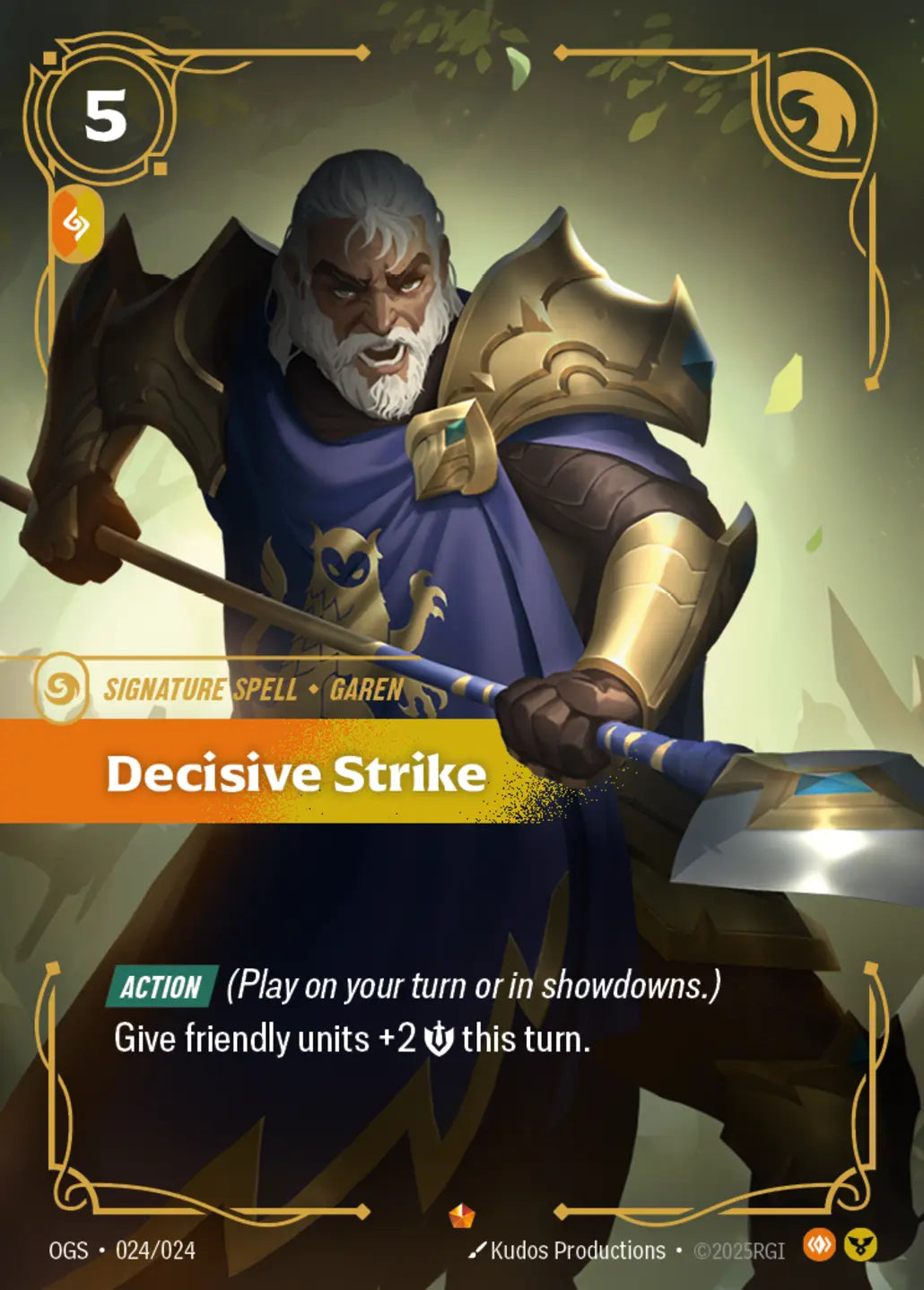 (024/024) Riftbound TCG Proving Grounds Single: Decisive Strike  Epic