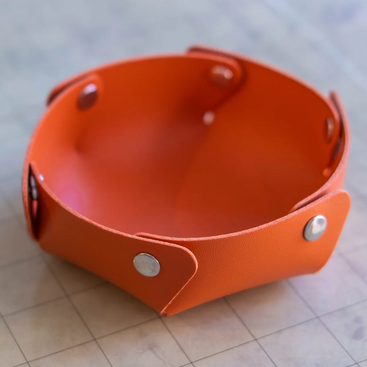 Mystery Dice Goblin: Circular Dice Tray - Orange