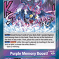 (P-040) Digimon TCG Resurgence Booster Single: Purple Memory Boost! (P-040) (V.1)  Super Rare