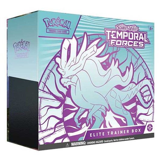 Pokemon TCG: Scarlet &  Violet 5 - Temporal Forces - Elite  Trainer Box - Walking Wake