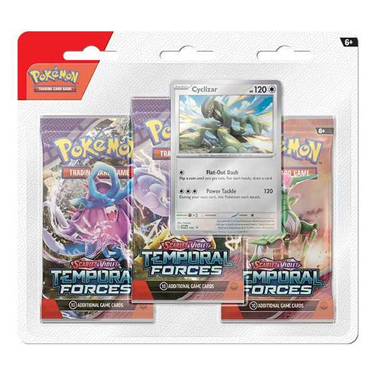 Pokemon TCG: Scarlet & Violet 5 - Temporal Forces - 3-Pack - Cyclizar