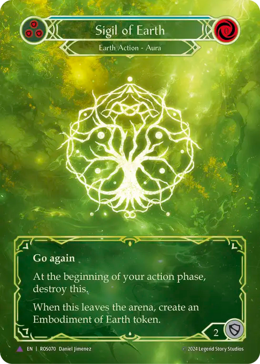 (ROS070) Flesh & Blood TCG Rosetta Single: Sigil of Earth (Marvel)  Marvel
