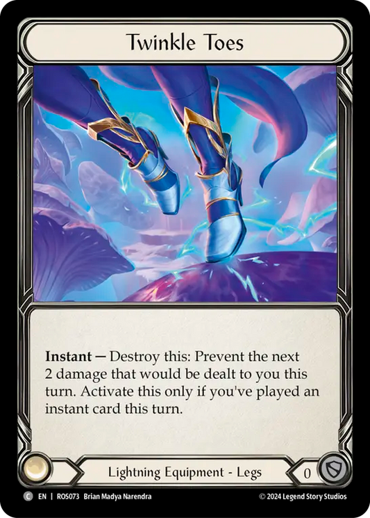(ROS073) Flesh & Blood TCG Rosetta Single: Twinkle Toes (Cold Foil)  Common
