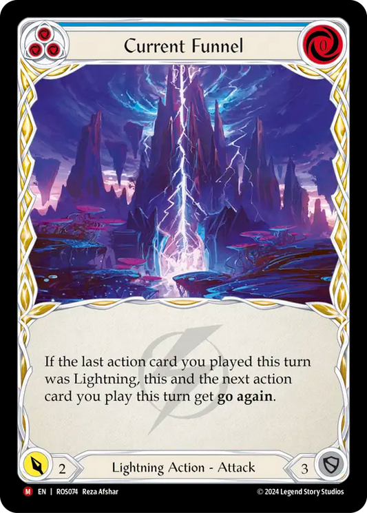 (ROS074) Flesh & Blood TCG Rosetta Single: Current Funnel (Rainbow Foil)  Majestic