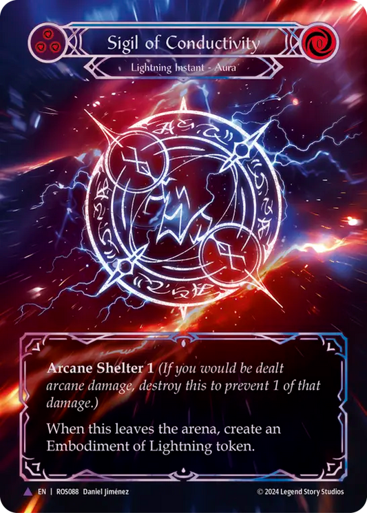 (ROS088) Flesh & Blood TCG Rosetta Single: Sigil of Conductivity (Marvel)  Marvel